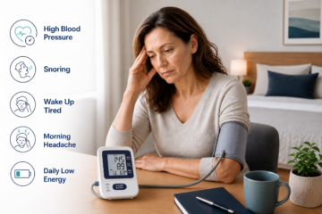 High blood pressure sleep apnea sleep test