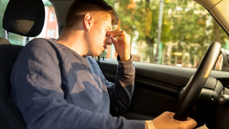 driving sleepy tired
