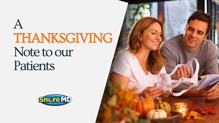 snore md thanksgiving cpap mask sleep test